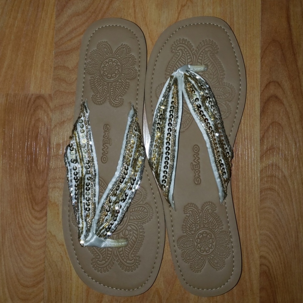 Beaded sandals